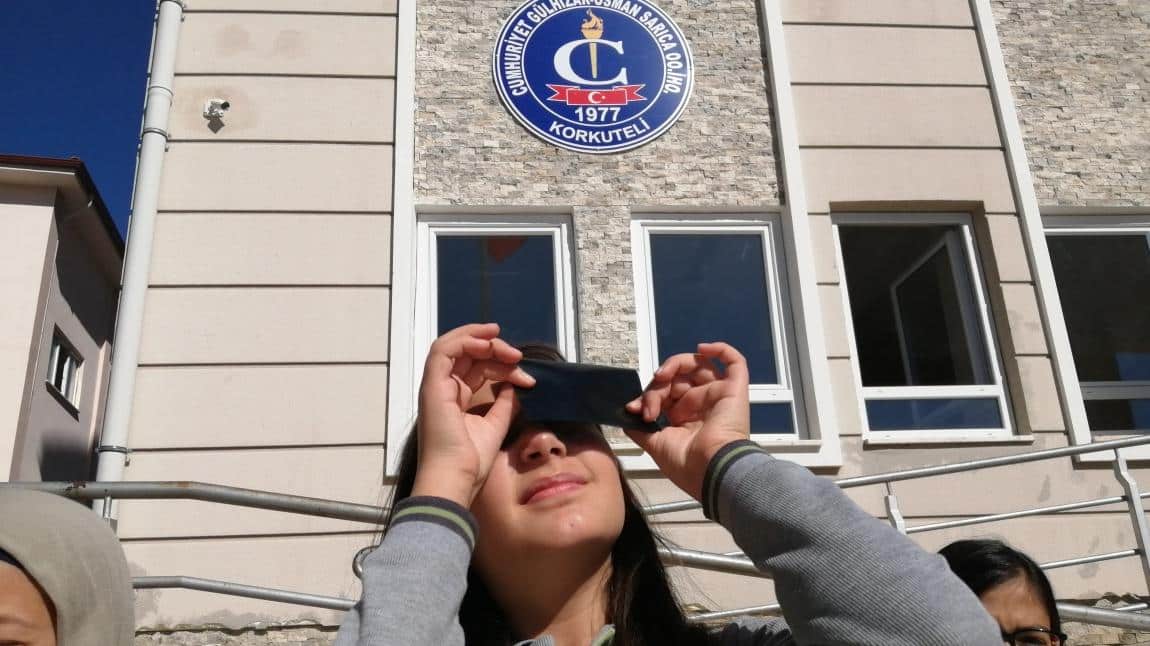 Parçalı Güneş tutulması Cumhuriyet GOS'dan gözlemlendi